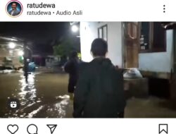 Siang Malam Ratu Dewa Pantau Titik Banjir di Palembang