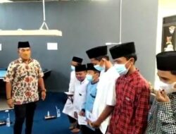 Program Jum’at, Satreskrim Polres OKI Santuni Anak Yatim dan Bagikan Sembako