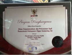 Disdukcapil OKI Raih Penghargaan