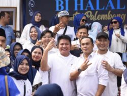 Herman Deru Senam dan Halal Bihalal Bersama Alumni Smanta Palembang 