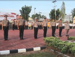 53 Personil Polri dan ASN Polres Muba Naik Pangkat