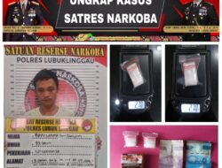 Satres Narkoba Polres Lubuklinggau Amankan Pengedar Sabu