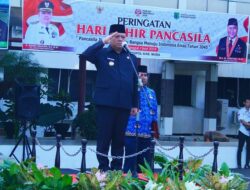 Pj Bupati Sandi Fahlepi Pimpin langsung Upacara Hari Lahir Pancasila dan Peringatan Hari Lingkungan Hidup Sedunia