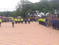 Peluncuran Pemilihan Bupati dan Wakil Bupati, Polres Muba Siagakan 107 Personil