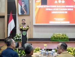 Pj Gubernur Agus Fatoni Paparkan Program Prioritas Sumsel Tahun 2024 di Hadapan Peserta SSDN Lemhanas