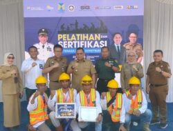 Pelatihan dan Sertifikasi Tenaga Terampil Kontruksi di Palembang Diikuti Ratusan Peserta