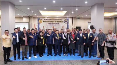 Ketua DPRD Sumsel Hadiri Pelantikan Pengurus Provinsi Wadokai Karate-Do Indonesia