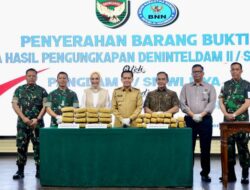 Ketua DPRD Sumsel Hadiri Kegiatan Penyerahan Barang Bukti Narkoba dari Kodam II/SWJ kepada BNNP Sumsel