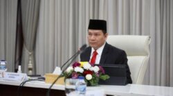 Pj Gubernur Sumsel Pimpinan Rapat Pembahasan Tindak Lanjutan Pembangunan Masjid Sriwijaya Jakabaring Palembang