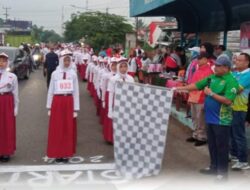 Pj Wako Lubuklinggau Lepas Peserta Lomba Gerak Jalan Tingkat SD Putri