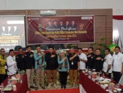 Bersama 11 Partai Pengusung, Hj Lucianty-H Syaparuddin Mendaftar di KPU Muba