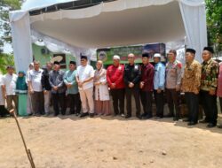 PJ Walikota Pangkalpinang Letakkan Batu Pertama Pembangunan Masjid Hodidjah Mualaf Center