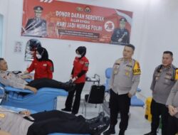 Donor Darah HUT Humas Polri ke-73 di Muba