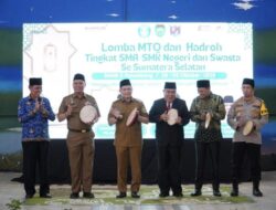 Cetak Generasi Emas, Pj Gubenur Buka Lomba MTQ dan Hadroh Tingkat SMA/SMK Se-Sumsel